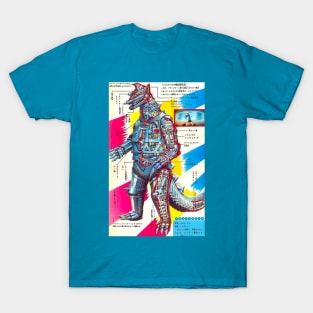 Mechagodzilla Cutaway Schematic T-Shirt